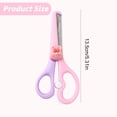 thumbnail image 3 of Clearance! beishanbush Home Decor Left Handed Scissor with Cap Blunt Tip Home Use Crafting Scissor Arts Cutting Paper Scissors Scissors One Size Multi-Color, 3 of 7