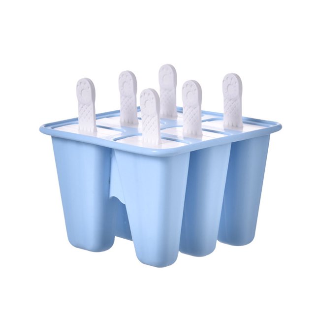 TIMIFIS Popsicles Molds Kitchen Accessories Silicone 6 Hole Popsicle Mold Ice Molds Classic Molds Trays Reusable Silicone Freezer Molds - Fall