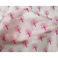 thumbnail image 4 of oneOone Silk Tabby Fabric Floral & Flying Swan Block Printed Craft Fabric BTY 42 Inch Wide, 4 of 4