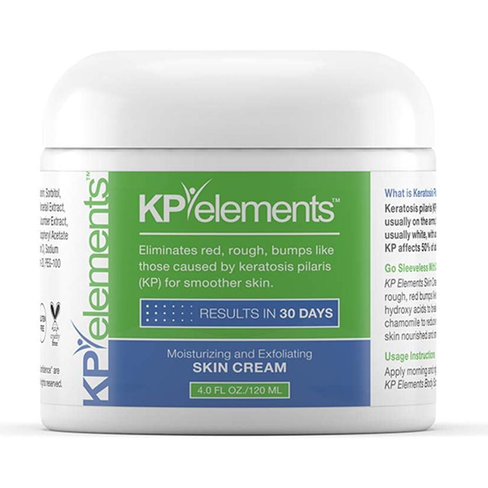 KP Elements Keratosis Pilaris Lotion (4 fl oz) - Natural Keratosis Pilaris Treatment Moisturizing & Exfoliating AHA Lotion for KP Vegan Made in USA