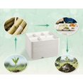 thumbnail image 5 of efyPack 5-Compartment Disposable Paper Plates, White, Plant-Based Sugarcane Fiber, 50Pcs, 5 of 5