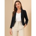 thumbnail image 4 of INSPIRE CHIC Blazer à Imprimé Floral Ouvert pour Femmes, 4 of 6