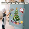 thumbnail image 3 of Christmas Themed Magnetic Sticker, 2025 New Magnetic Christmas Tree for Refrigerator Decorations, Christmas Magnets for Refrigerator Santa Reindeer Magnets for Fridge Metal Door Garage (#C), 3 of 7