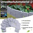 thumbnail image 3 of Unatoiry Garden Fence Cobblestone Border Lawn Edging DIY Prop Flower Decorations 5pcs 1Set, 3 of 6
