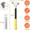 thumbnail image 5 of Window scraper, paint scraper with 20 blades, plate scraper with knock-out function, long-handled plancha scraper for induction hob, cleaning, windows, 5 of 5