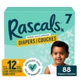 thumbnail image 1 of Rascals Premium Diapers, Size 7, Carton, 88 Count, 1 of 9
