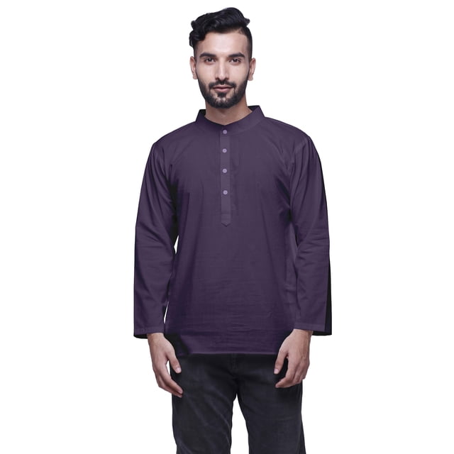 Atasi Solid Button Down Traditional Kurta For Men Short Kurta For Boys