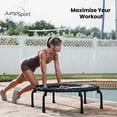 thumbnail image 4 of JumpSport 350 Pro Fitness Trampoline d'Entraînement Cardio Intérieur de 39 Pouces pour Adultes, Sarcelle/noir, 4 of 7