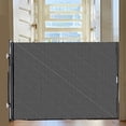 thumbnail image 1 of Barrière/clôture pour Animaux en PVC Extensible avec Conception Anti-Saut et Boutons-Pression Solides, Cloison Transparente Rétractable pour Chats et Chiens, Installation Sans Perçage, 1 of 6