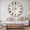 thumbnail image 4 of Designart 'A Woodland Walk into the Forest V' Traditional wall clock, 4 of 4