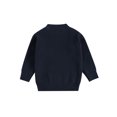 thumbnail image 4 of Kmbangi Children's Sweater+Infant's Solid Pullover Striped Pit Bar Long Sleeve Top, 4 of 8