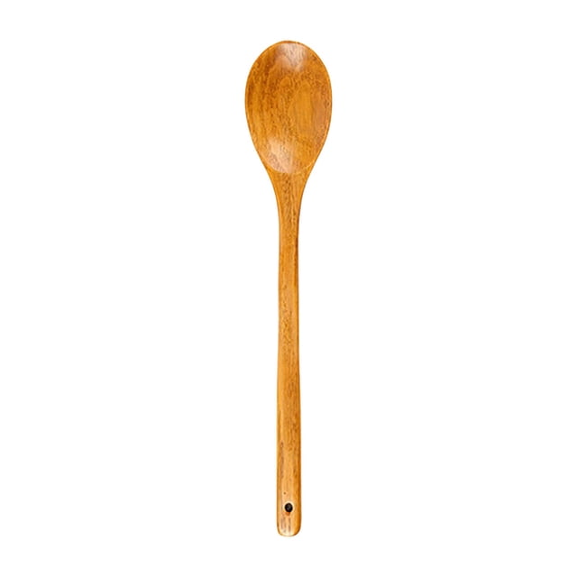 Tableware Kitchen Utensil 165 Inch Wood Spoon for Cooking and Stirring Long Handled Durable Wooden Spoon for Kitchen Use