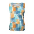 thumbnail image 4 of Cathalem Tee-Shirt à Manches Courtes pour Femmes Col Rond Crop Tops Surdimensionnés Hauts d'Entraînement Tees, Bleu Ciel P, 4 of 4