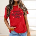 thumbnail image 2 of EQWLJWE Femmes Tops Oversize Graphique Print Tee Shirt en Vrac Manches Courtes Col Rond Épaule Décontractée Tee-Shirt Dégagement, 2 of 7