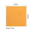 thumbnail image 2 of Unique Bargains 200 Sheets 6x6 Inch Origami Paper Double Sided Fluorescent Orange Square Sheet for Art Craft Project, Beginners, 2 of 5