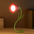 thumbnail image 1 of Unique Wireless Flower Desk Lamp Flexible Gooseneck Rechargeable LED Lamp With USB Charging Port 3 Color Modes And Stepless Dimming For Office Desk Decor, 1 of 8