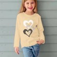 thumbnail image 5 of RXIRUCGD Chemises à Manches Longues pour Filles, Col Rond Mignon, Blouses Décontractées Élégantes (Beige, Taille : 4 Ans), 5 of 5