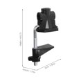 thumbnail image 2 of Luxshiny 6Pcs Versatile Metal Desk Light Clamp Holder Black for Desk Lamp Mount and Work Setup, 2 of 7