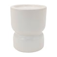 thumbnail image 1 of Mainstays White Ceramic Pillar Candle Holder, 1 of 6