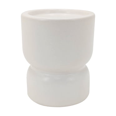 Mainstays White Ceramic Pillar Candle Holder