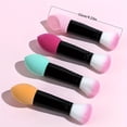 thumbnail image 2 of LNGOOR Dual-Ended Latex Makeup Brush - Fragrance-Free Nylon Bristles For All Skin Types | Versatile Face & Eye Blending Tool With Abs Handle, 2 of 7
