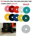 thumbnail image 3 of 6 Inch 150mm Dry/wet Diamond Polishing Pads Flexible Grinding Discs For Granite, 3 of 5
