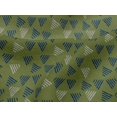 thumbnail image 4 of oneOone Viscose Jersey Fabric Triangle Block Print Sewing Fabric BTY 60 Inch Wide, 4 of 5