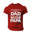 thumbnail image 3 of LUOGENLI T-shirts pour Homme pour Hommes Homme Printemps et Été Fête des Pères Décontracté Rétro Lettrage Impression Partielle T-Shirt Col Rond Manche Courte Haut Tee T-shirts Hommes Grande Taille et Grande Stature Fête de la Saint-Patrick Rouge TG, 3 of 6