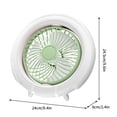 thumbnail image 3 of Dvkptbk Ventilateur de Bureau Veilleuse Ventilateur de Circulation Multifonction Support Suspendu Intelligent Tête Oscillante Automatique Ventilateur Électrique, 3 of 3