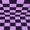 thumbnail image 1 of Ahgly Company Machine Washable Indoor Square Transitional Heliotrope Purple Area Rugs, 6' Square, 1 of 7