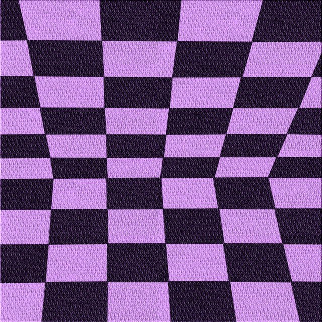 Ahgly Company Machine Washable Indoor Square Transitional Heliotrope Purple Area Rugs, 6' Square