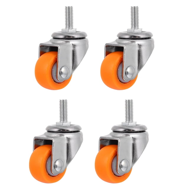 4pcs Furniture Mute Caster Wheels Industrial Caster Wheels Silent Rotation Wheel