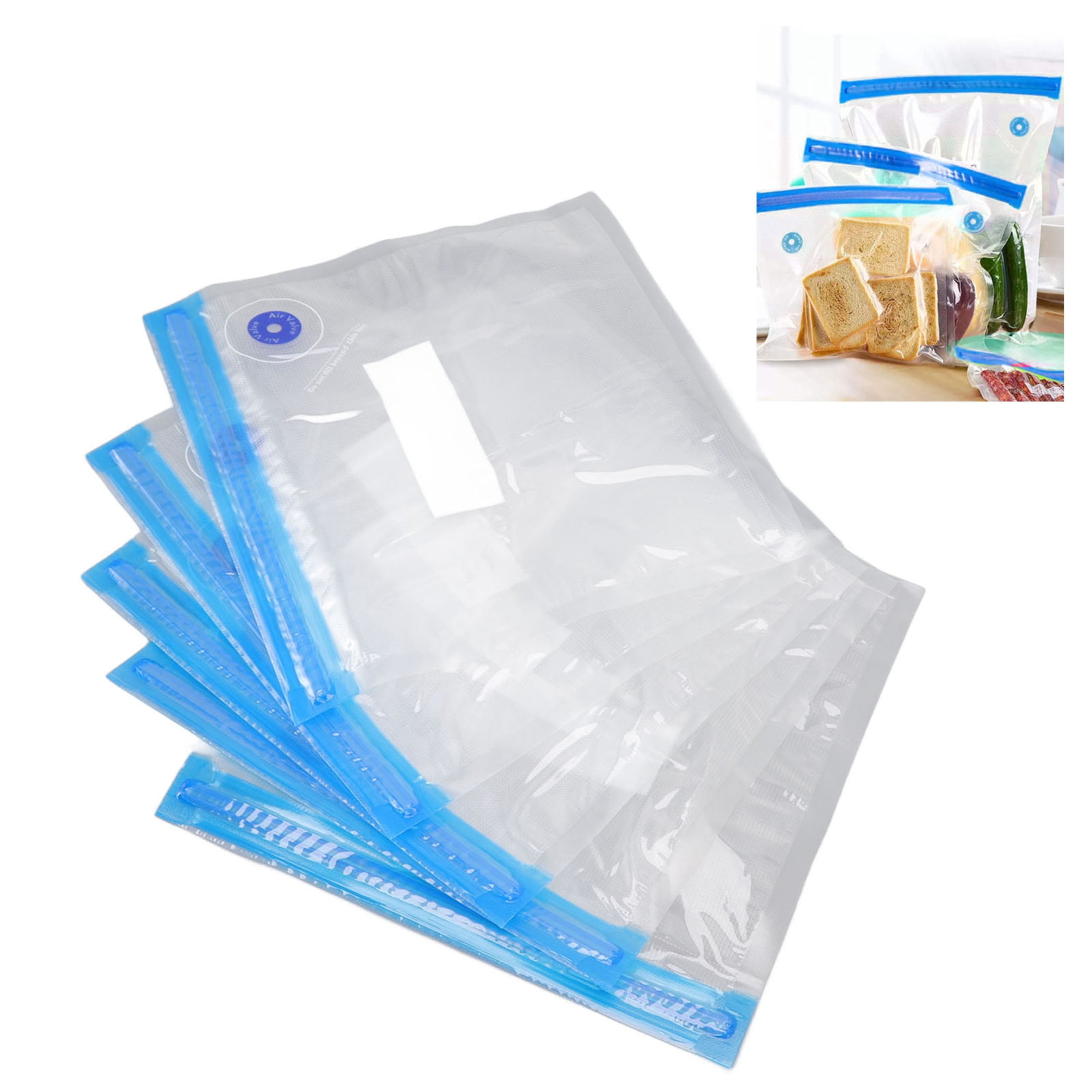 Sac sous Vide pour Aliments, Sac sous Vide d'Emballage Alimentaire Transparent en Composite de Nylon Réutilisable Épaissi Polyvalent pour la Maison