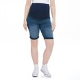 thumbnail image 1 of Paisley Sky Maternity Jegging Bermuda Short, 1 of 6