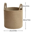 thumbnail image 2 of EGNMCR Storage Trunks Rope Hand-woven Storage Basket Rope Woven Storage Basket Basket Foldable Storage Dirty Clothes Toys Sundries Storage Basket Organising Basket Storage Basket, 2 of 5