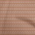 thumbnail image 1 of oneOone Georgette Viscose Orange Fabric Geometric Sewing Material Print Fabric By The Yard 42 Inch Wide, 1 of 4
