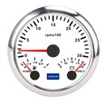 thumbnail image 2 of 85mm Marine Tachometer, 3 in 1 Speedometer Fuel Voltmeter Gauge with 7 Colors Backlight for Truck Car RV Boat, Suitable for Truck Tractor Trailer Car RV Boat, 2 of 7