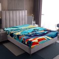 thumbnail image 3 of Erosebridal Karting Race Sheet Set King, Speed Sports Bedding Sets King Size, Racing Car Decor 4pcs, 3 of 6