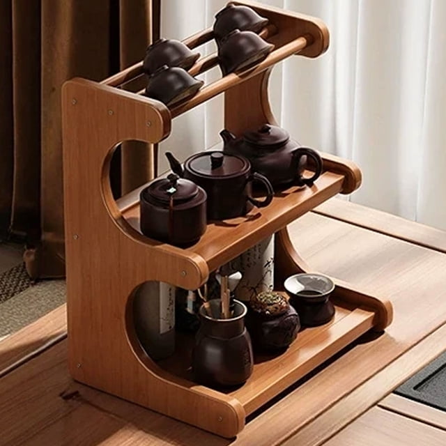 Étagère de Bureau à Plusieurs Niveaux pour Gobelets d'Eau et Cosmétiques, Petit Support de Rangement, Poste de Travail de Bureau, Organisation, Étagère d'Exposition à Niveaux