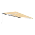 thumbnail image 4 of ALEKO Retractable Home Patio Canopy Awning 13x10 ft, Ivory Color, 4 of 12