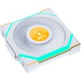 thumbnail image 4 of Lian Li 12RSLLCD1W1W Ventilateur Sans Fil 120mm Boîtier ARGB SL-LCD Lame Inversée Simple Blanc, 4 of 7