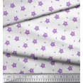 thumbnail image 3 of Soimoi Purple Rayon Fabric Artistic Floral Print Fabric by the Yard 42 Inch Wide, 3 of 3