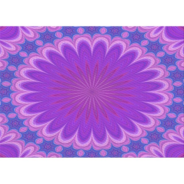 Ahgly Tapis Rectangulaire Lavable en Machine Intérieur Transitionnel Violet, 2 Pieds x 5 Pieds
