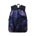 thumbnail image 1 of Sikiie Fantasy Dragon In Cathedral Print Backpack, Large Capacity Adjustable Shoulder Strap Laptop Backpack, Suitable for Travel, Business, Campus, Unisex, 1 of 6