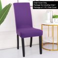 thumbnail image 2 of Unique Bargains Spandex Stretch Chair Covers Easily Washable, Gray Bedding for Home, 2 of 8