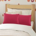 thumbnail image 2 of PiccoCasa 2pcs Pillowcases Soft Microfiber,No Wrinkle,King, Light Gray Pillow Case Covers Non-Standard Wine, 2 of 10