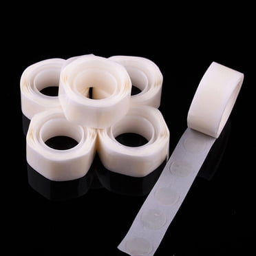 HEALEEP 1 Rouleau de Colle Points Adhésifs Ruban Sans Résidu Forme Ronde pour Enfants Amateurs d'Artisanat Emballage Cadeau