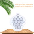 thumbnail image 3 of Honey Comb Pendent Mold Non-stick Cake Decorating Tool Reusable Comb Mirror Pendent Cookie Chocolate DIY Casting Maker Tools Jewelry Mould, 3 of 7