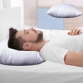 thumbnail image 4 of HOARBOEG Brushed Fabric Pillow Core Lumbar Cushion Cushion Core, 4 of 9