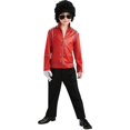 thumbnail image 2 of Veste Michael Jackson rouge pour enfants "Beat It", 2 of 2